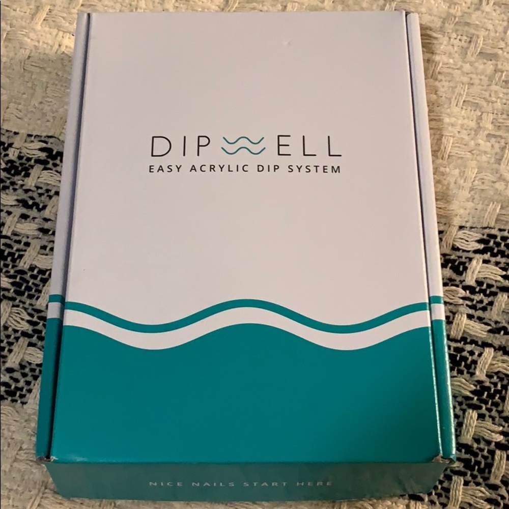 Nail kit- dip nails. Light pinks and white